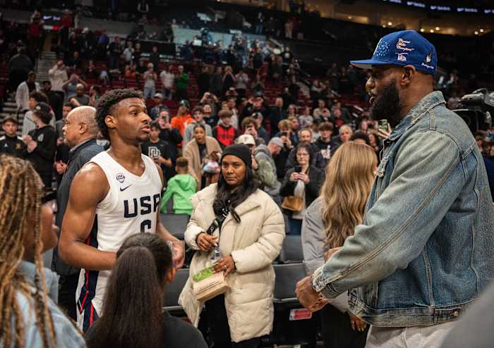 Nike Hoop Summit men's game April 8 2023 Taylor Balkom 66